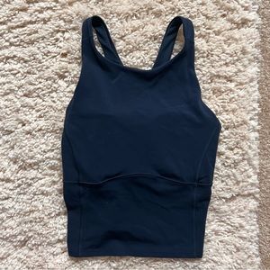 Lululemon Key To Balance Tank Top - NAVY Size 6